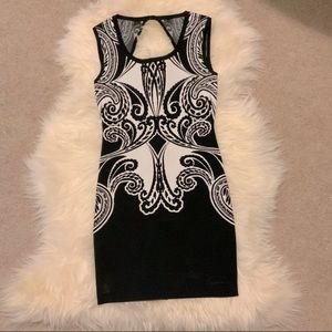 GUESS Patterned Bandage Dress - Small. Like new